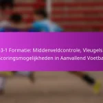 3-5-2 Formatie: Flexibiliteit, Defensieve dekking, Offensieve overgangen in Voetbal